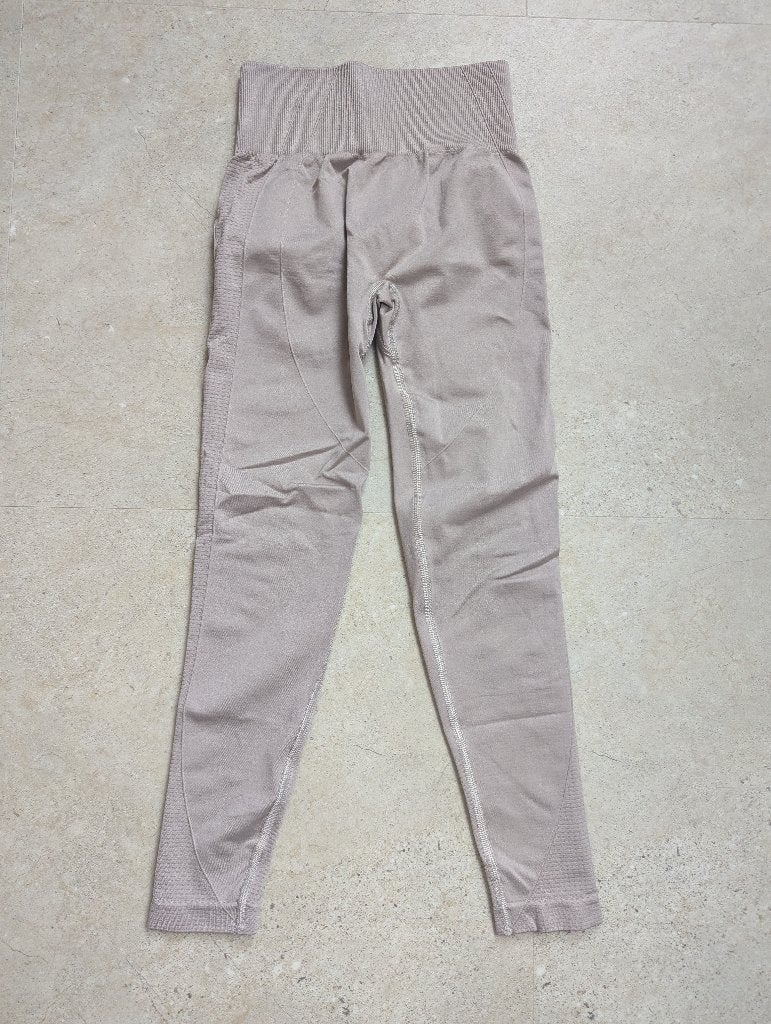TEVEO Legging XS - Lichtbruin/Beige Sportlegging, Verzenden, Beige, Maat 34 (XS) of kleiner, TEVEO