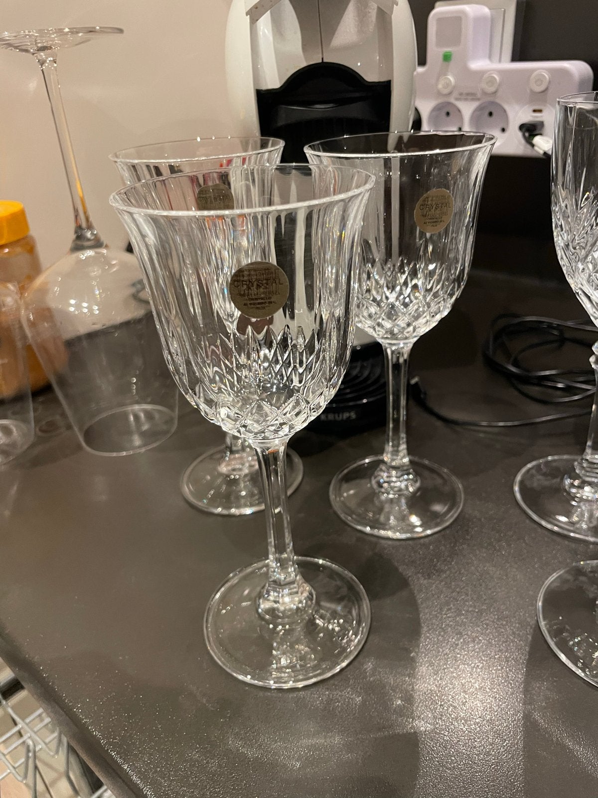 Capri Crystal 24% Loodkristal Wijnglazen en Coupe, Ophalen