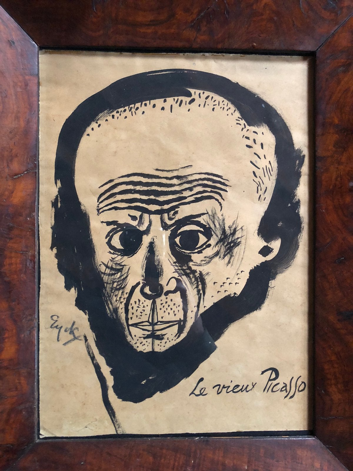 Charles Eyck Picasso origineel, Antiek en Kunst, Ophalen of Verzenden, Schilderij