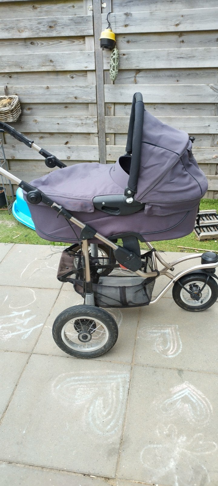 Quinny Freestyle 3-in-1 Kinderwagen met Reiswieg & Regenhoes, Ophalen, Gebruikt, Luchtbanden, Quinny