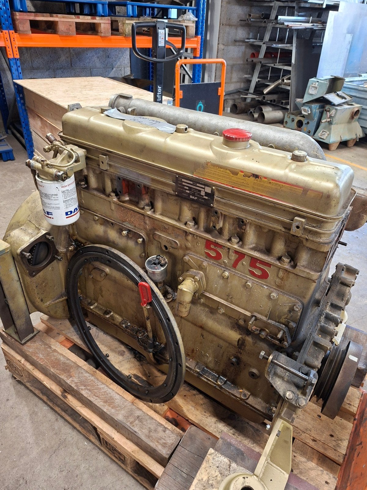 daf 575 voor onderdelen, Ophalen, Gebruikt, Diesel, 30 pk of meer