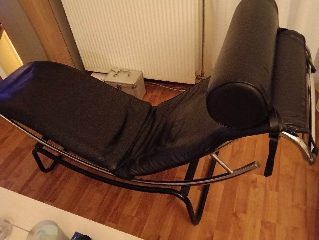 Chaise longue! leer, Ophalen, Eenpersoons, Le Corbusier., Zo goed als nieuw