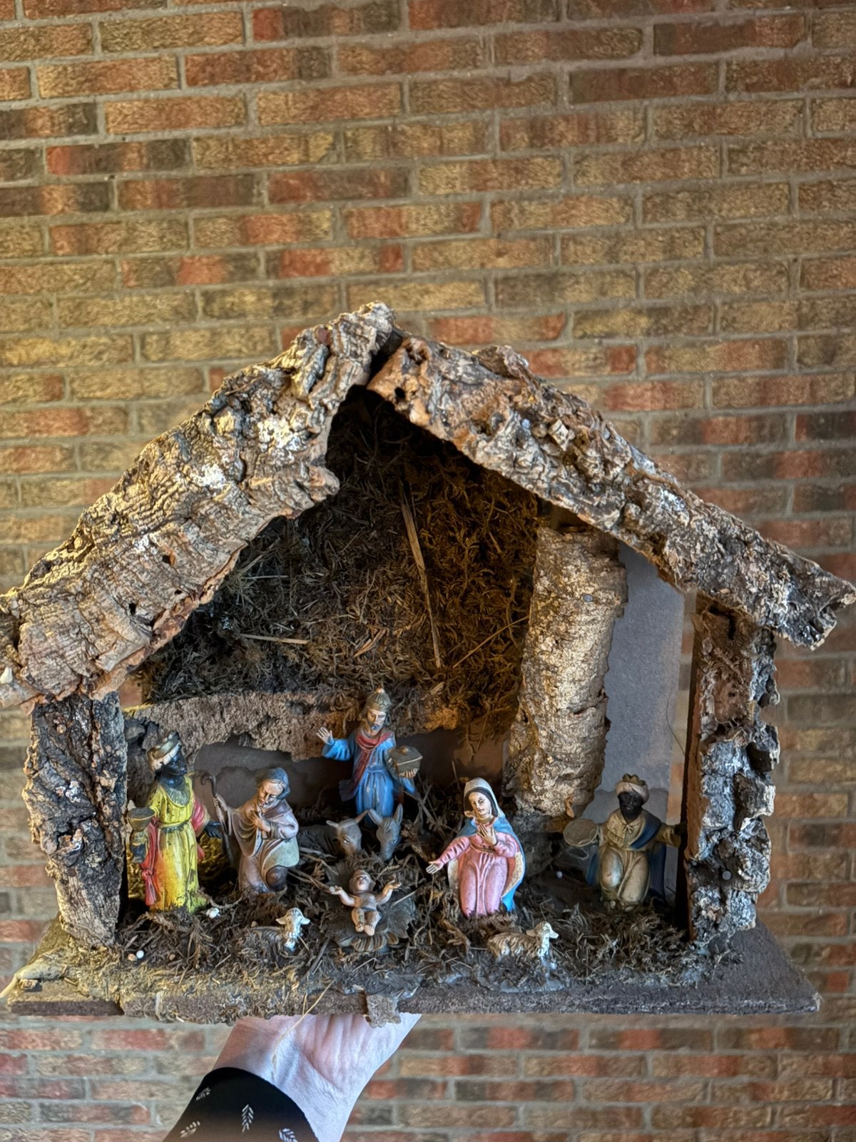 Ouderwetse kerststal, Ophalen, Gebruikt