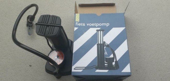 Nieuwe Velo mini drukmeter voet-fietspomp., Ophalen of Verzenden, Drukmeter, Nieuw