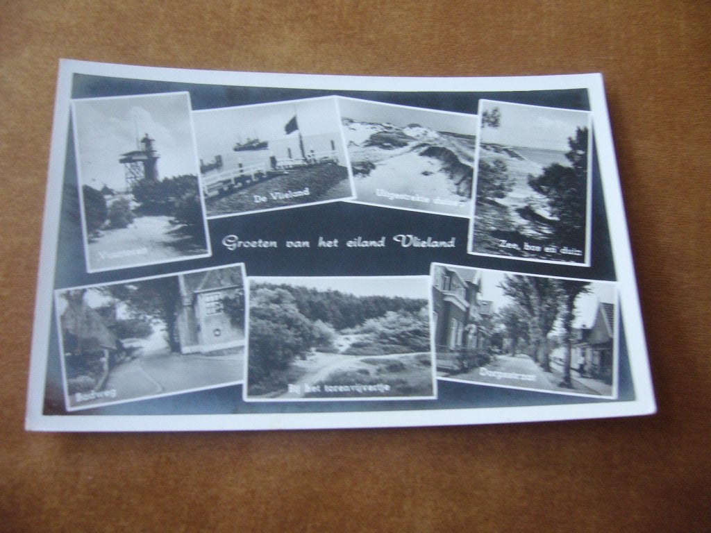 VLIELAND  =  7 LUIK, Ophalen of Verzenden, 1940 tot 1960, Gelopen, Waddeneilanden