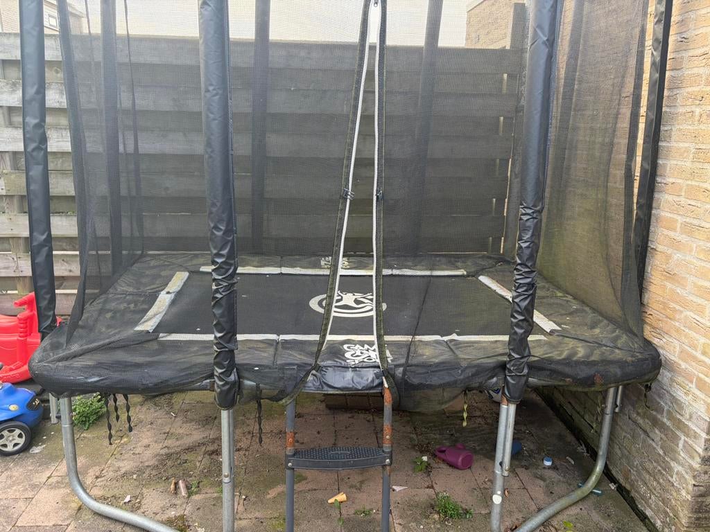 Trampoline game on sport, Ophalen, Zo goed als nieuw