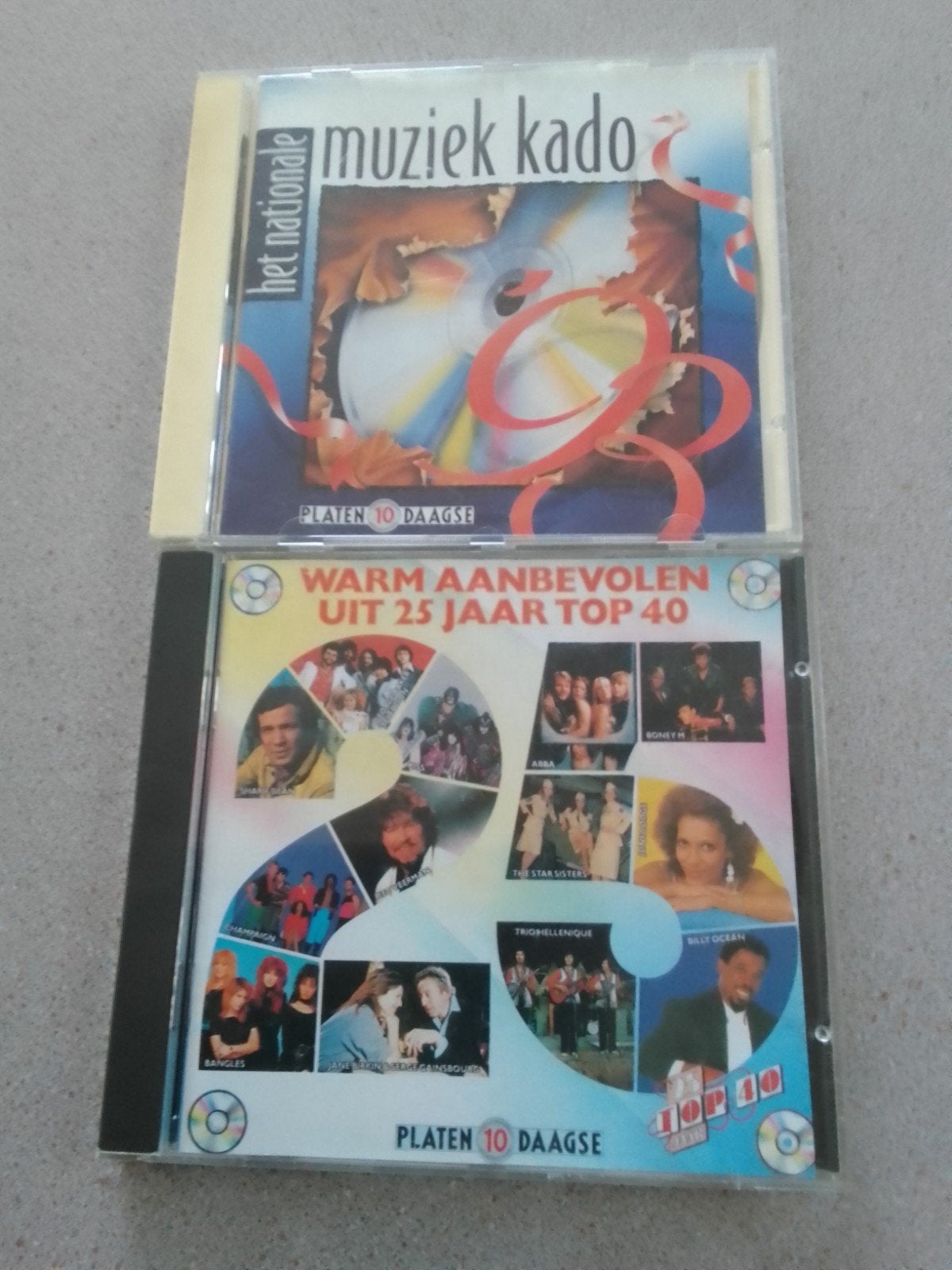Retro 2 cd's platen 10 daagse top 40, Ophalen of Verzenden, Zo goed als nieuw, Pop