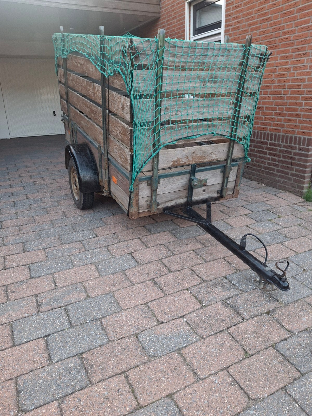 Aanhanger met demonteerbare zijwanden, 100 liter of meer, Ophalen, Transportkar