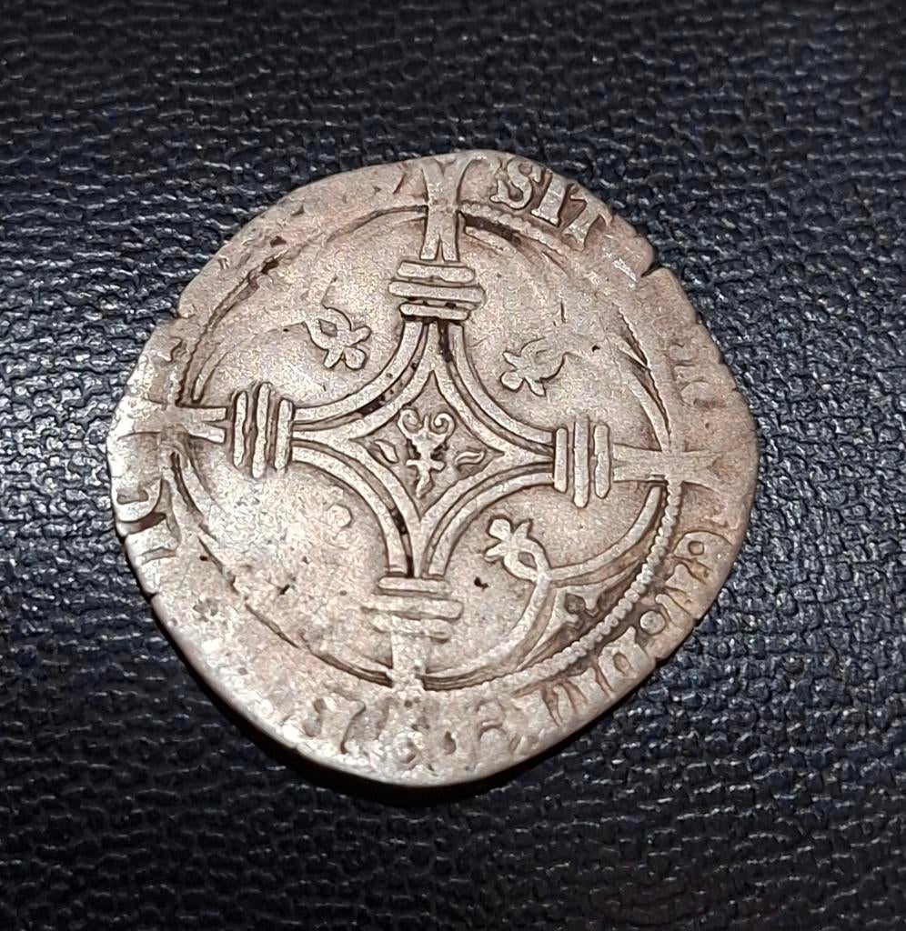 Stuiver namen namur patard filips de schone 1499 middeleeuws, Vóór koninkrijk, Zilver, Ophalen of Verzenden, Losse munt