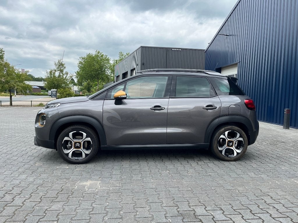 Citroën C3 Aircross 1.2 Puretech 130pk S&S Eat6 2020 Grijs, Auto's, 840 kg, Zwart, 1199 cc, Leder en Stof