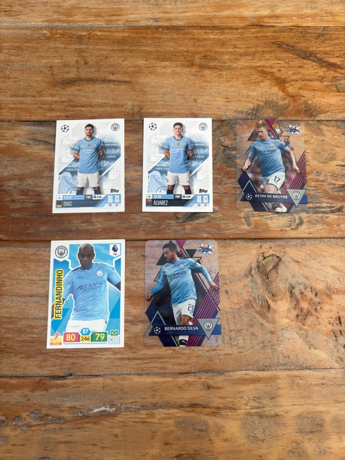 Manchester City Voetbalkaartjes - Topps Match Attax, Ophalen of Verzenden, Zo goed als nieuw, Buitenlandse clubs, Spelerskaart