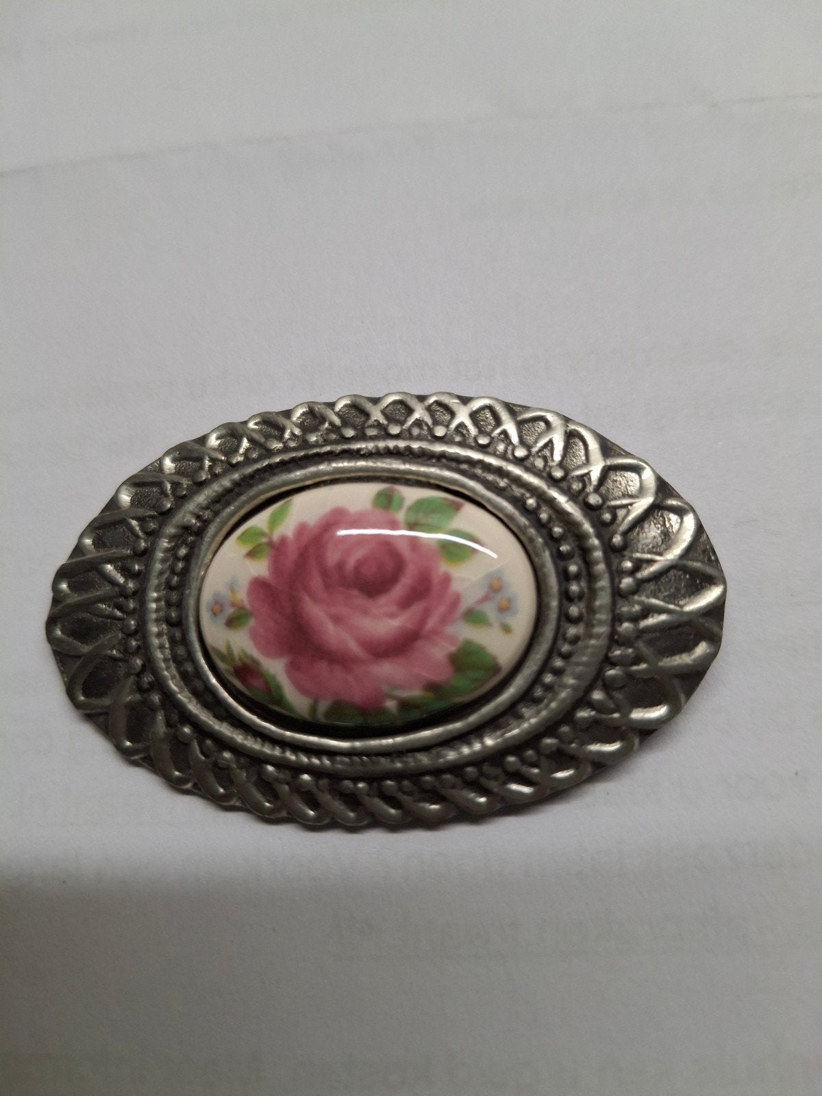 broche  roos, Ophalen of Verzenden, Nieuw, Overige materialen
