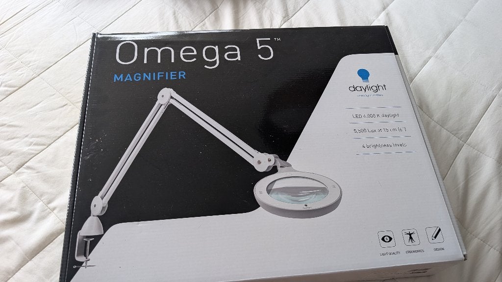Omega 5 magnifier, Ophalen, Zo goed als nieuw, Vergrootglas of Loep