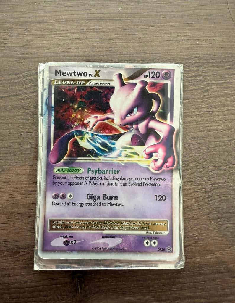 Mewtwo Lv. X DP28, Ophalen of Verzenden, Zo goed als nieuw, Losse kaart