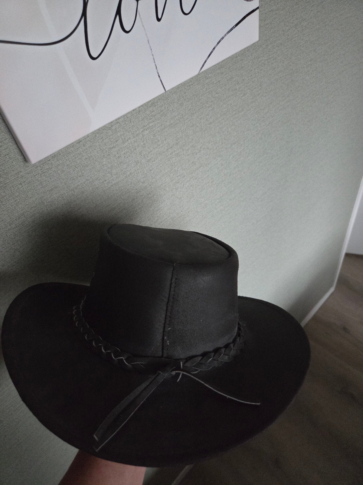 2x Leren Australische Hoed - Equi Hat, Ophalen of Verzenden