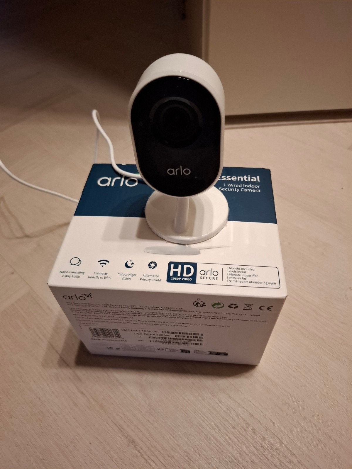 Arlo Essential Binnencamera HD, Ophalen of Verzenden, Nieuw, Binnencamera