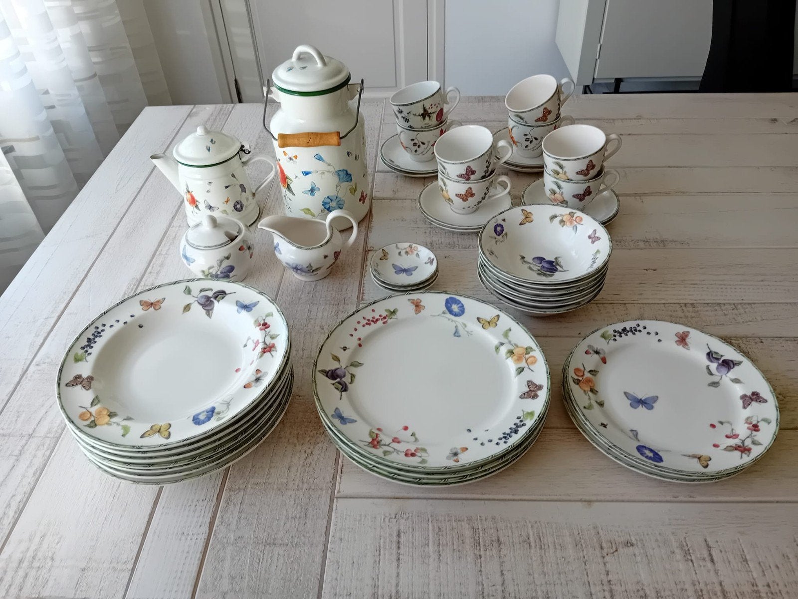 Janneke Brinkman Fruit & Fowers servies Salentijn puntgaaf, Huis en Inrichting, Keuken | Servies, Ophalen of Verzenden