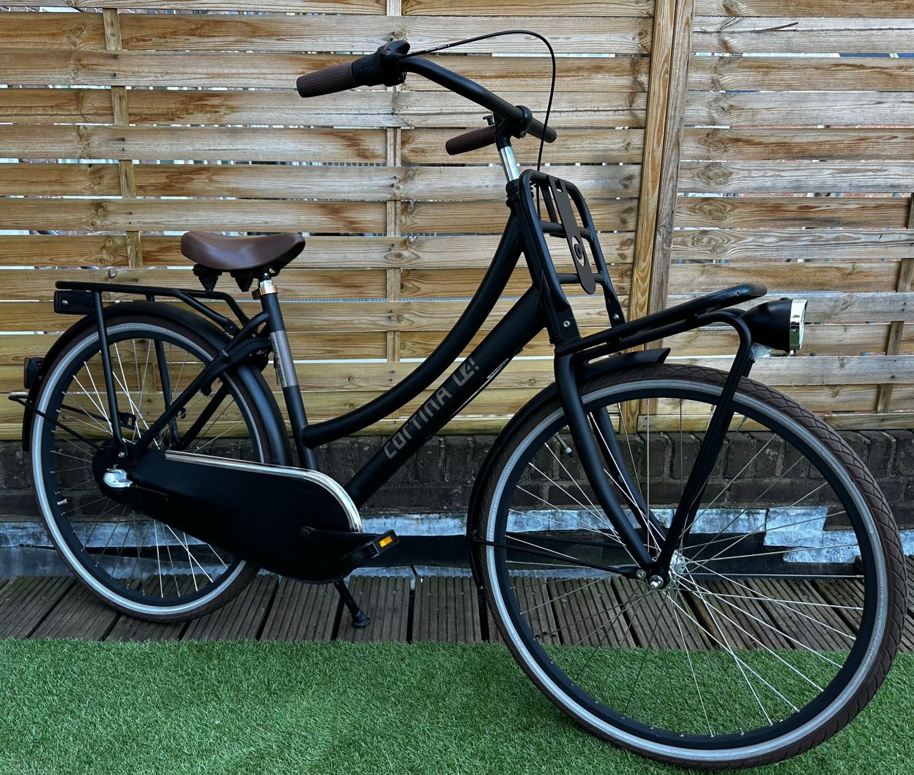 Cortina U4 26 Inch Meisjesfiets - Nexus 3 - Matt Zwart, Terugtraprem, Versnellingen, Zo goed als nieuw, Ophalen