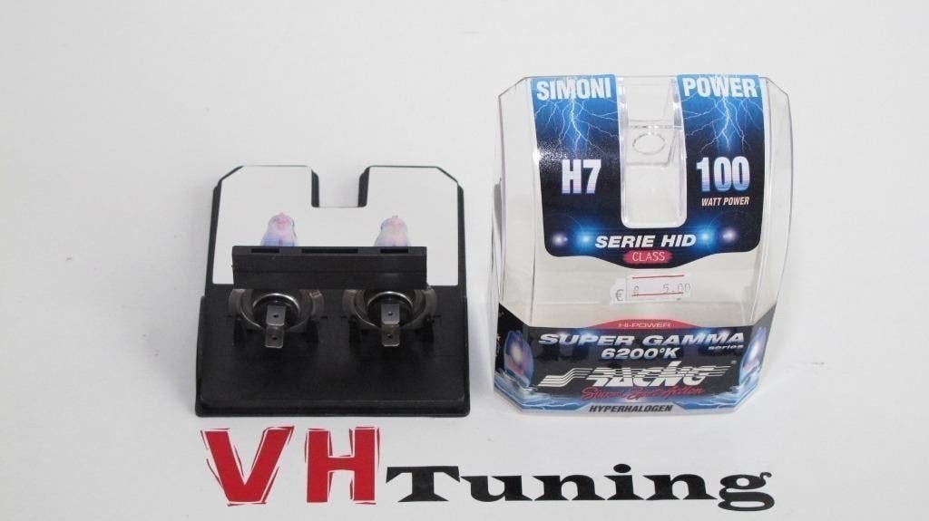 Simoni power super gamma 6200K H7 100W hyper halogeen, Ophalen of Verzenden