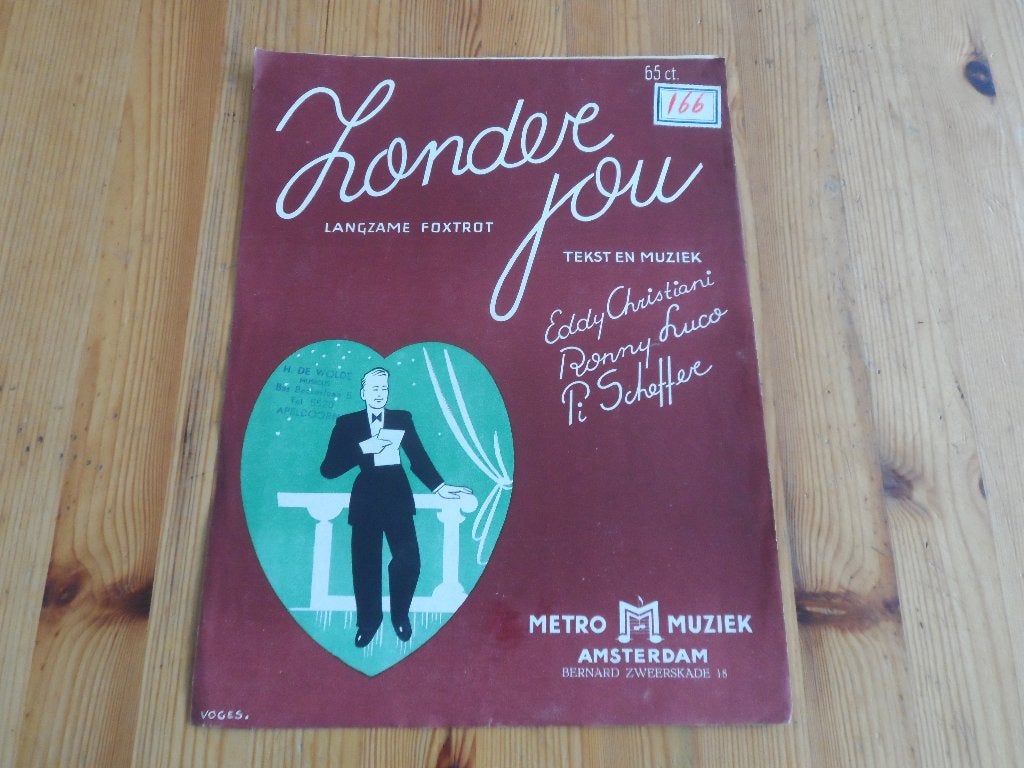Zonder jou - christiani / luco / scheffer, Muziek en Instrumenten, Gebruikt, Gitaar, Ophalen of Verzenden, Artiest of Componist