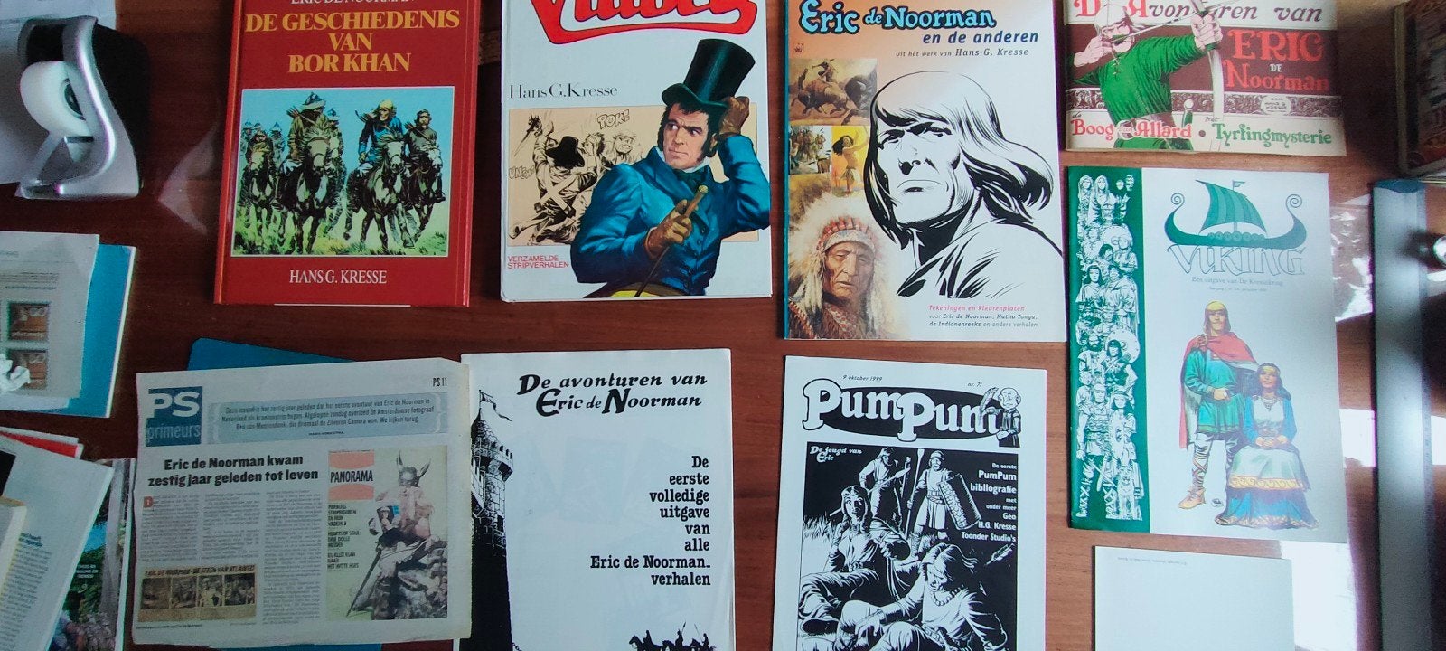 Hans Kresse & Eric de Noorman Collectie: Boeken, Artikelen, Meerdere stripboeken, Ophalen of Verzenden, Gelezen, Hans Kresse