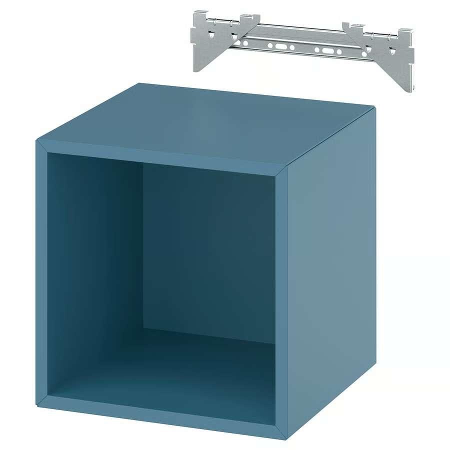Eket Ikea grijsblauw, twee stuks, Ophalen, Gebruikt