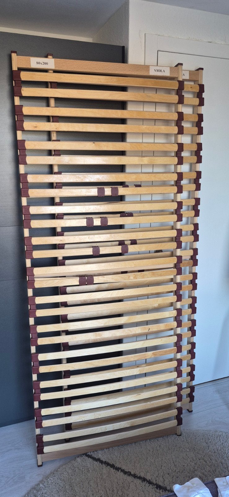 2 × Lattenbodem Viola 80x200 cm, Gebruikt, Tweepersoons, Ophalen of Verzenden, 200 cm