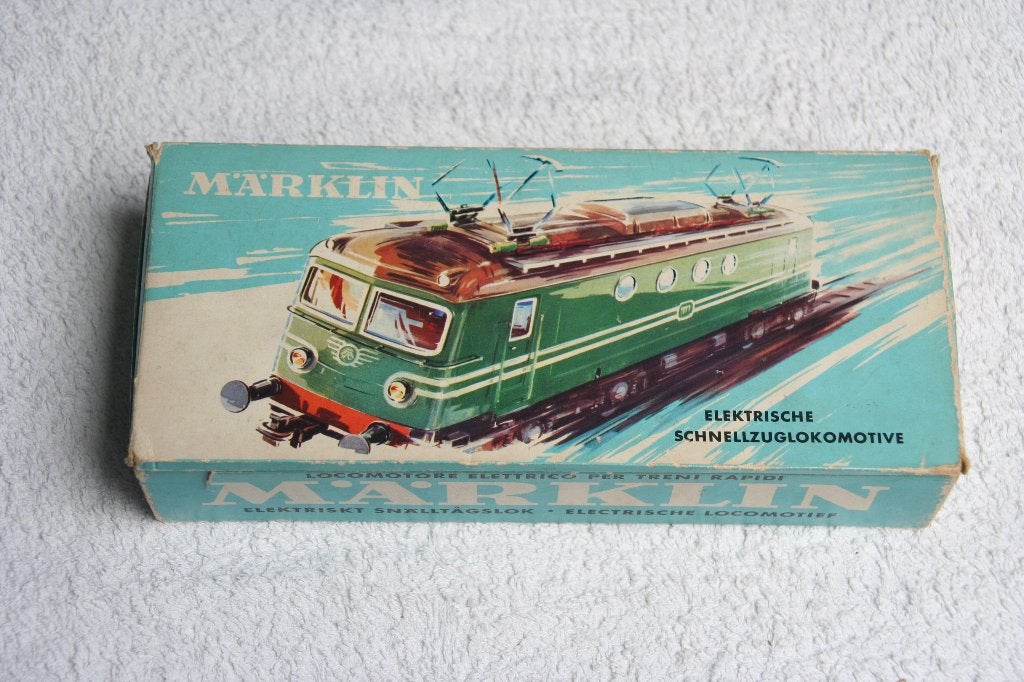 Marklin HO 3013' NS 1101 blauw zilver dak' TOPSTAAT !!, Wisselstroom, Locomotief, Analoog, Ophalen of Verzenden