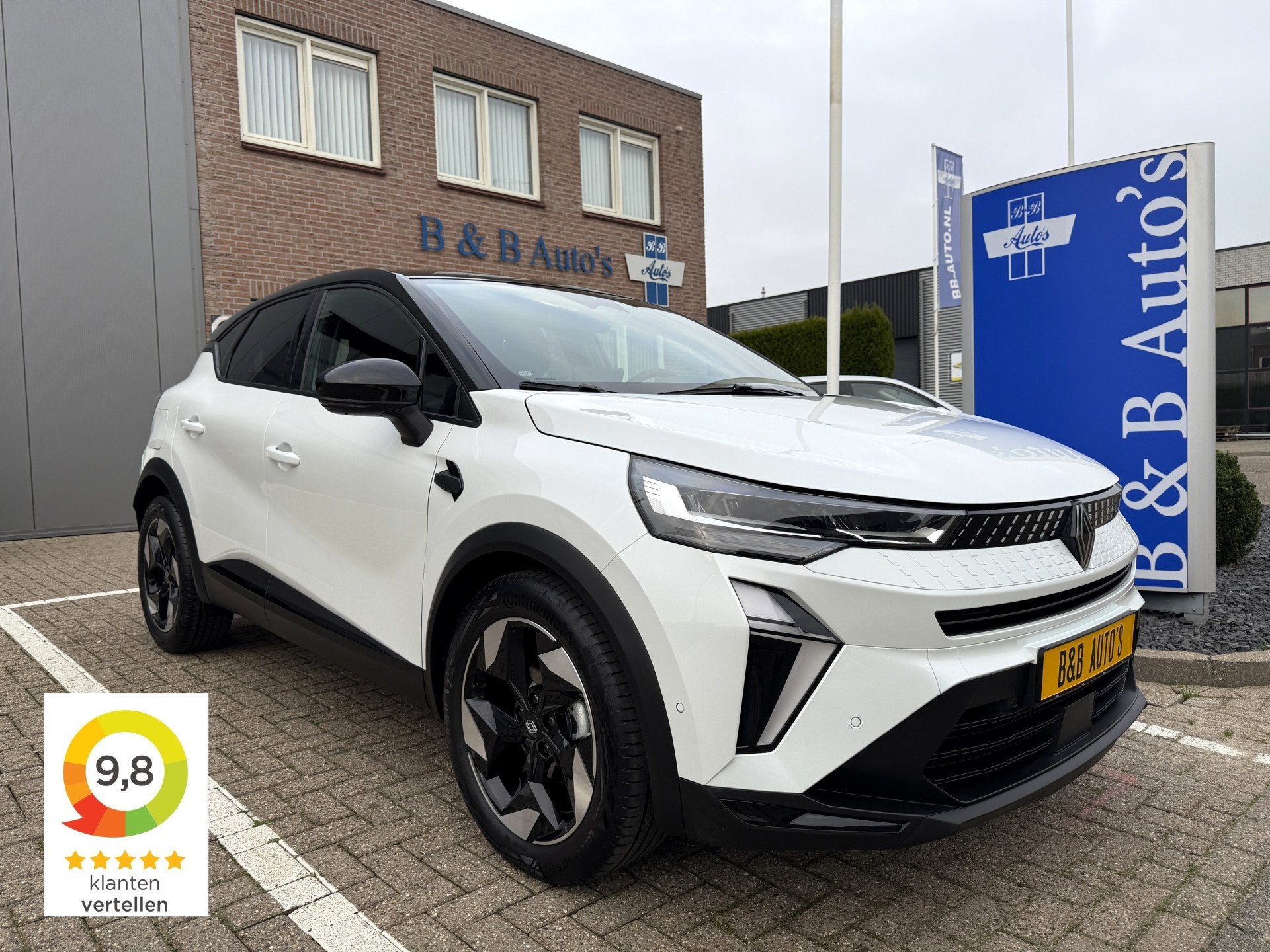 Renault Captur 1.3 mild hybrid 160pk Automaat Techno l 1500K, Auto's, 1272 kg, Gebruikt, Leder en Stof, Bedrijf