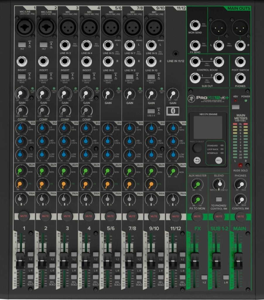 Mackie ProFX12v3+, Muziek en Instrumenten, Ophalen of Verzenden, Zo goed als nieuw, 10 tot 20 kanalen