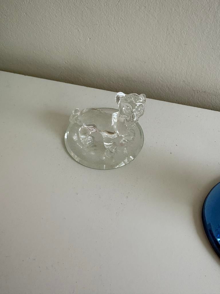 Disney beeldje van glas - Uit Disneyland, Ophalen of Verzenden, Overige figuren, Zo goed als nieuw, Beeldje of Figuurtje