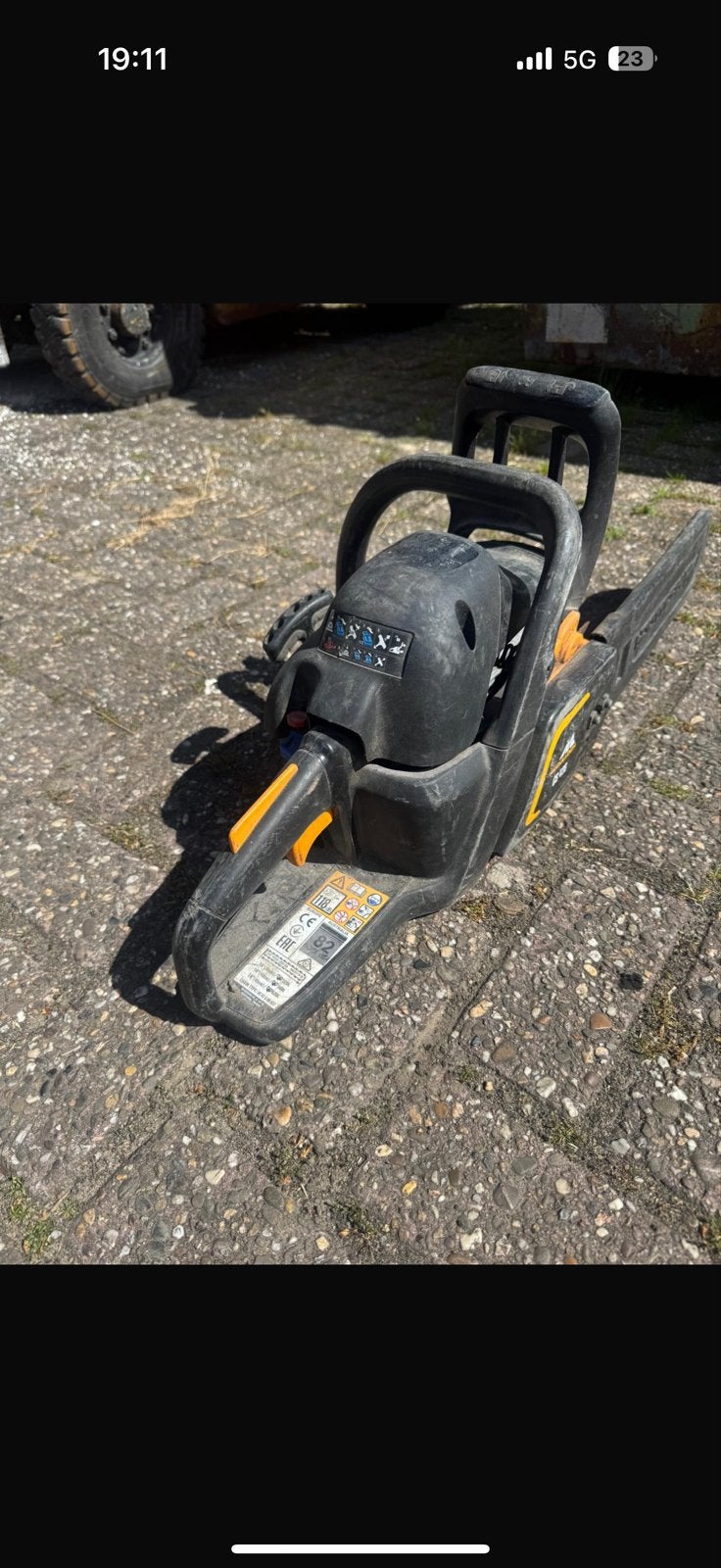 McCulloch Benzine Kettingzaag - 44cm Blad, Werkt Perfect, Tuin en Terras, Hand-tuingereedschap, Ophalen, O, O, O