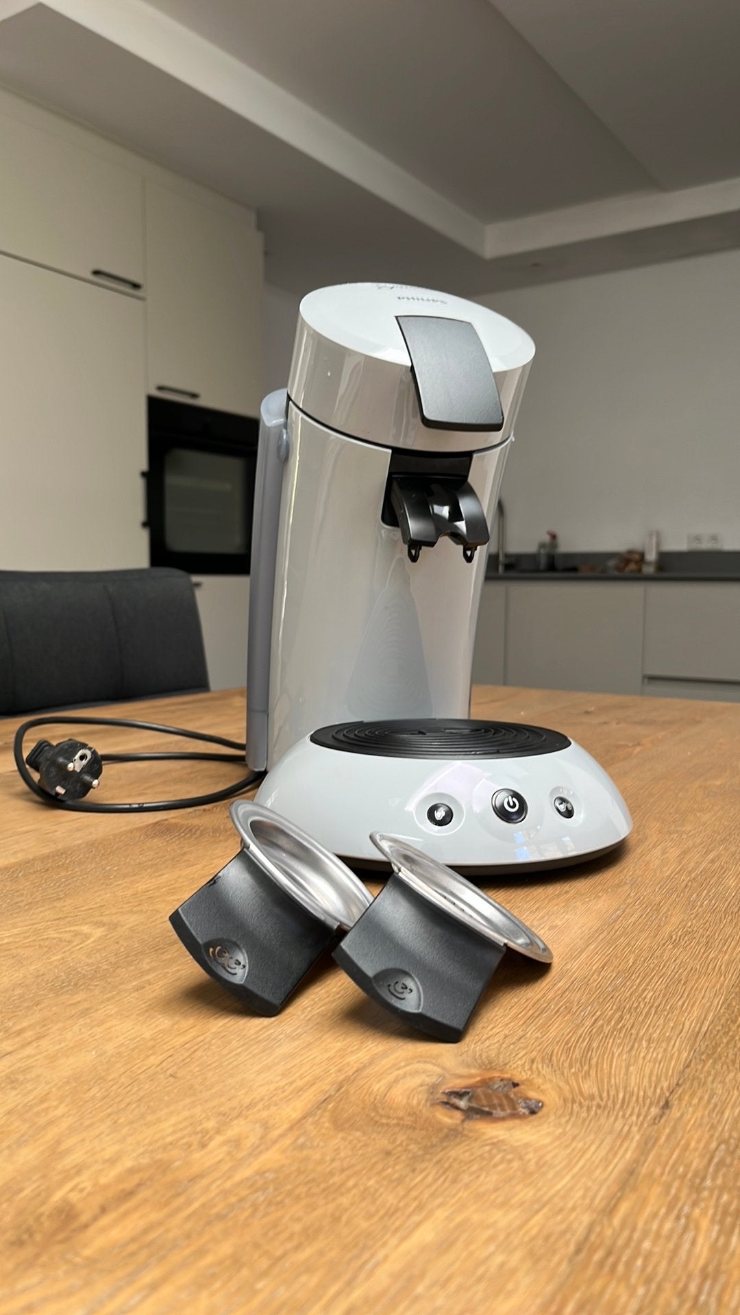Senseo apparaat kleur grijs, Espresso apparaat, Ophalen of Verzenden, Zo goed als nieuw, 1 kopje
