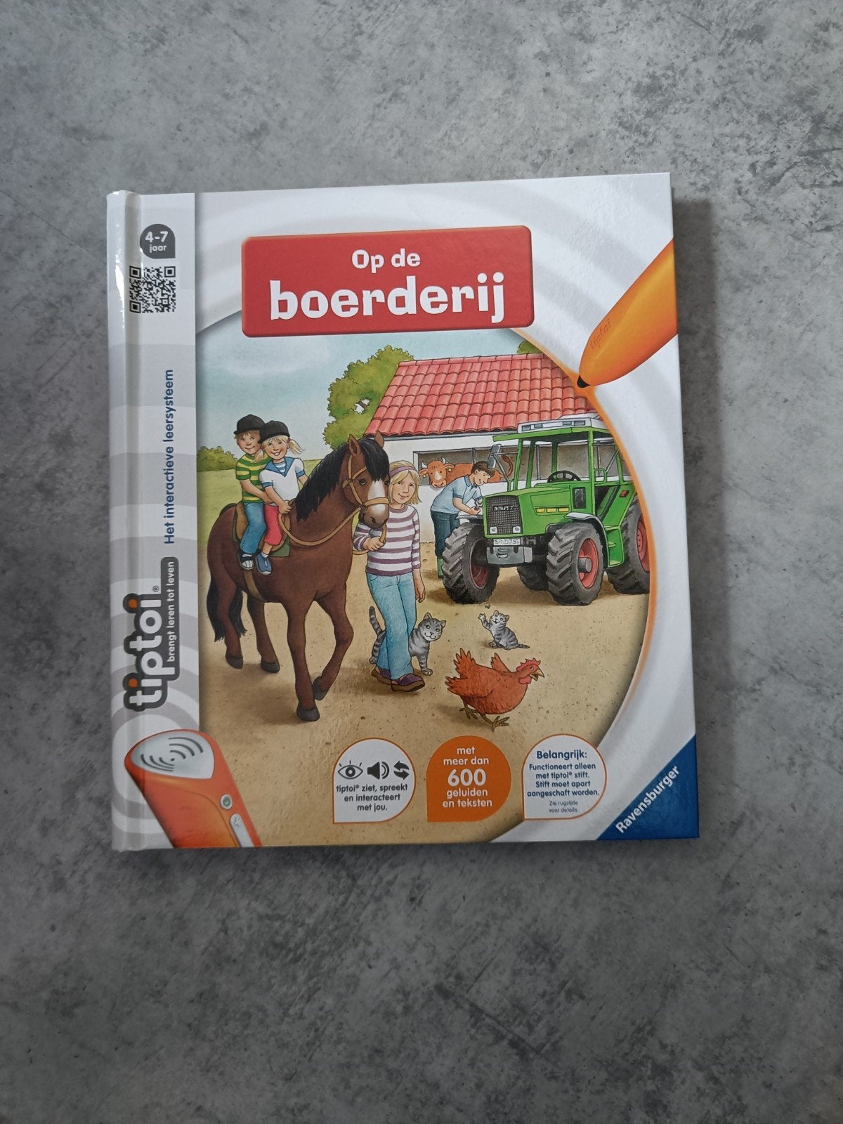 Tiptoi boek: Op de boerderij (Ravensburger), Ophalen of Verzenden, Zo goed als nieuw, Puzzelen