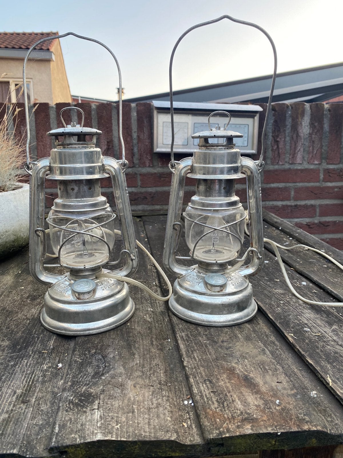 Feuerhand stormlamp baby 276. 2 stuks, Ophalen of Verzenden