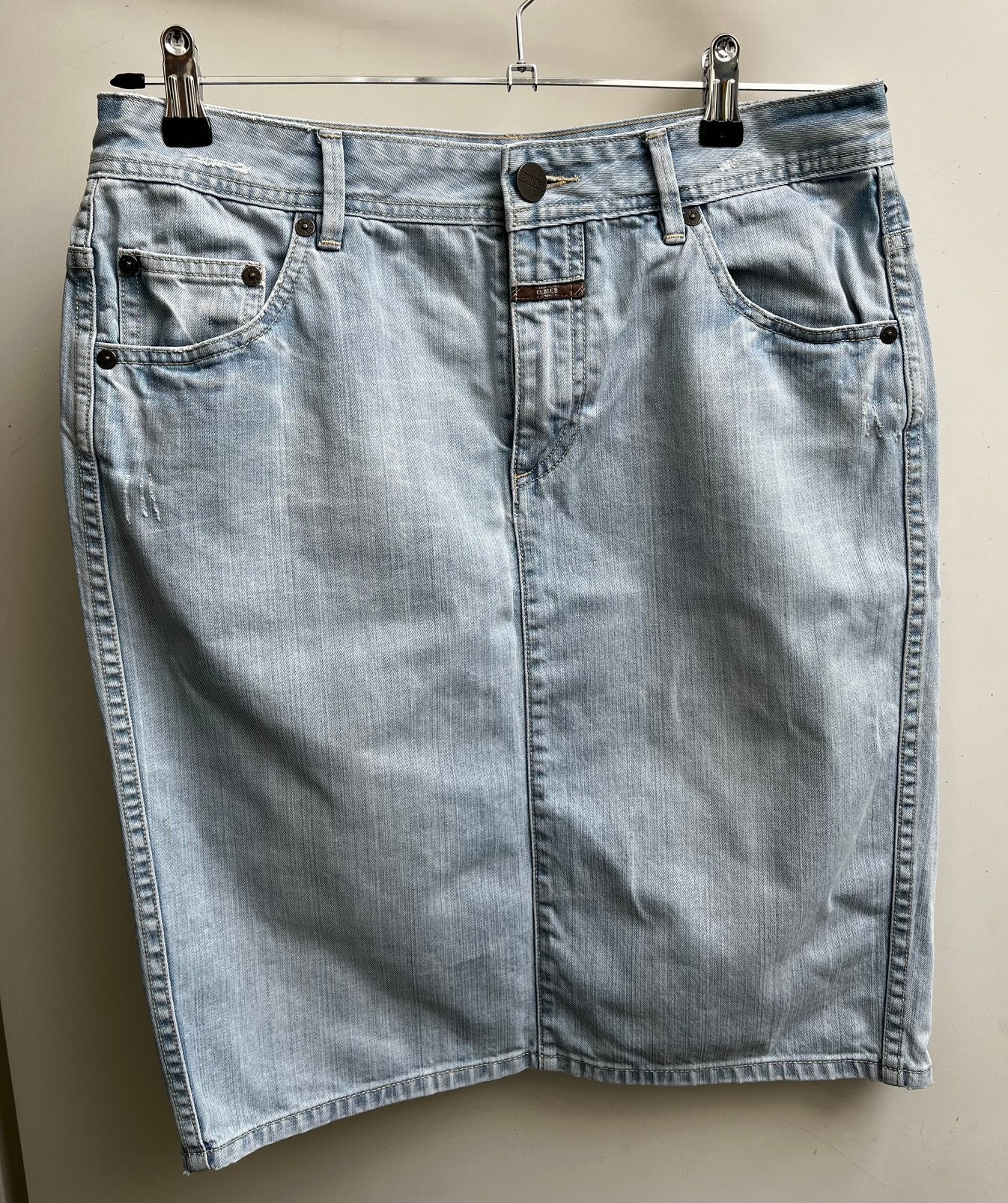 Closed leuke lichtblauwe jeans rok 29, Maat 38/40 (M), Blauw, Ophalen of Verzenden, Zo goed als nieuw