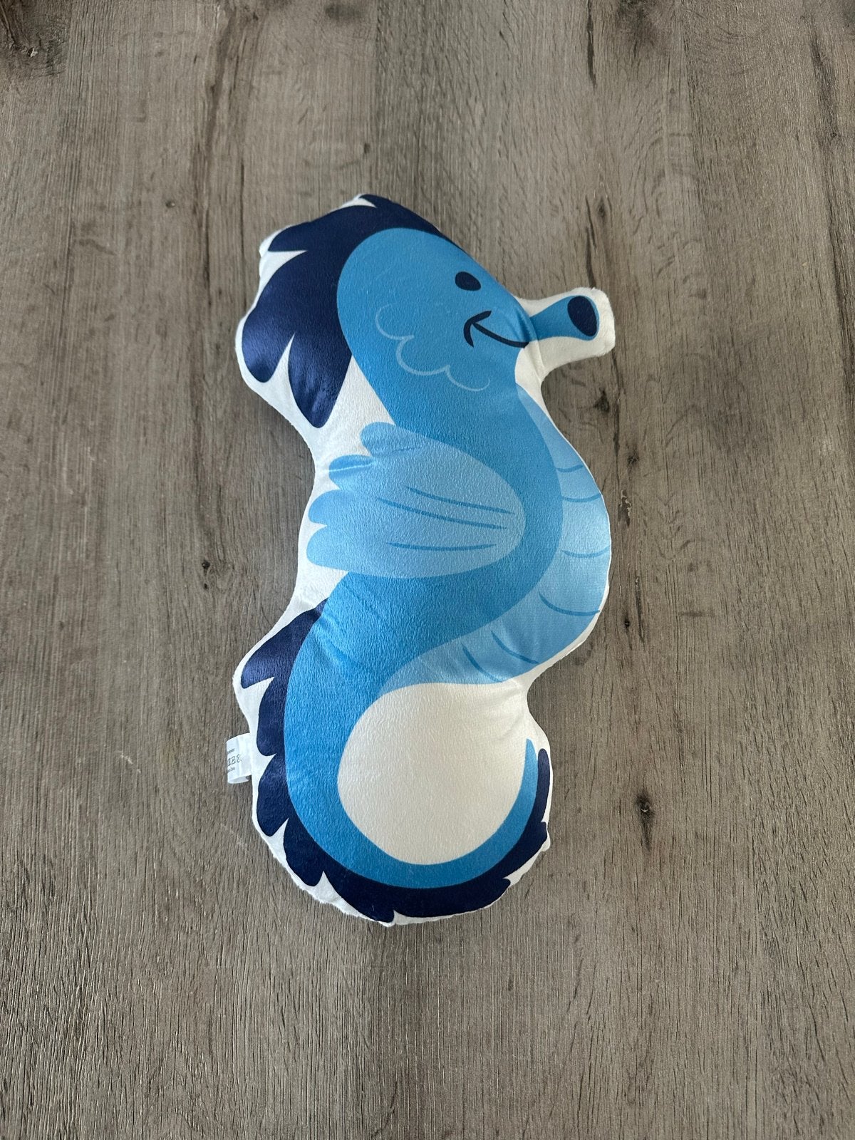 Leuk zeepaardje knuffel - blauw en wit, Overige merken, Overige typen, Blauw, Zo goed als nieuw