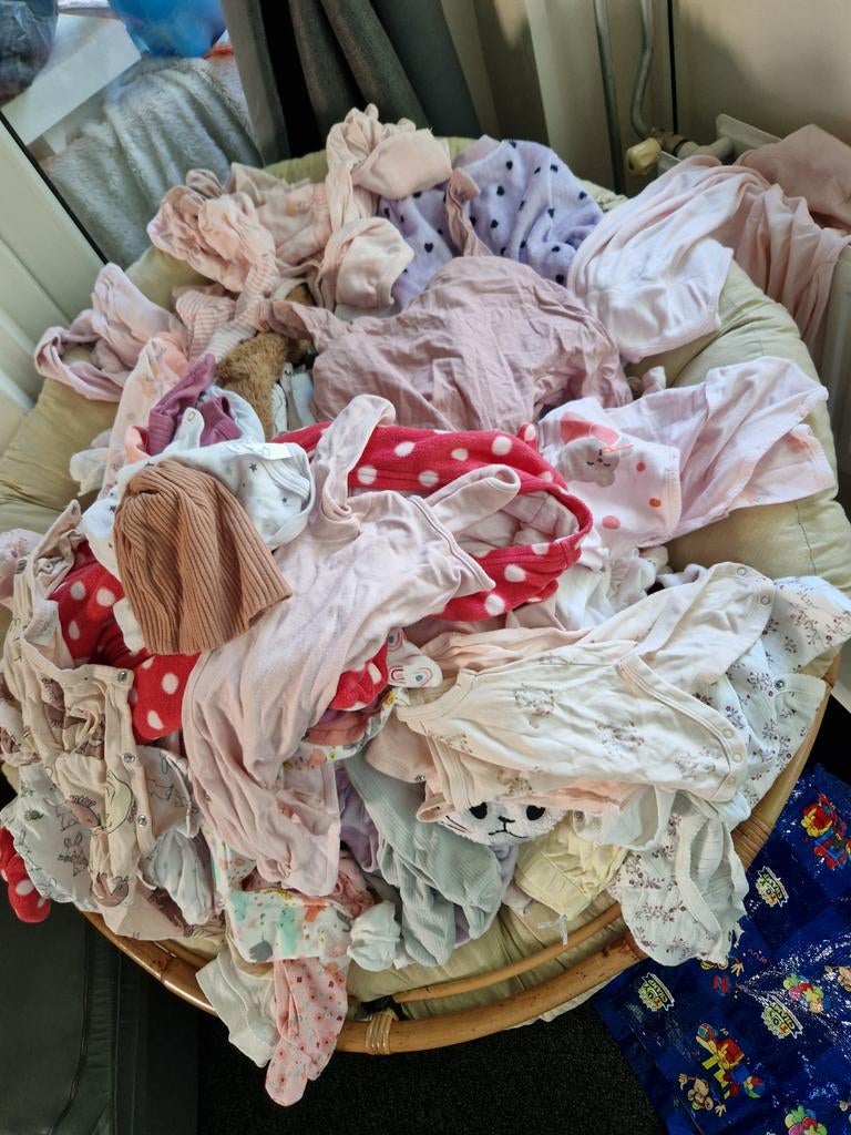 Groot babykleding pakket maten 50 t/m 68 (109 stuks), Ophalen of Verzenden, Zo goed als nieuw, Maat 68