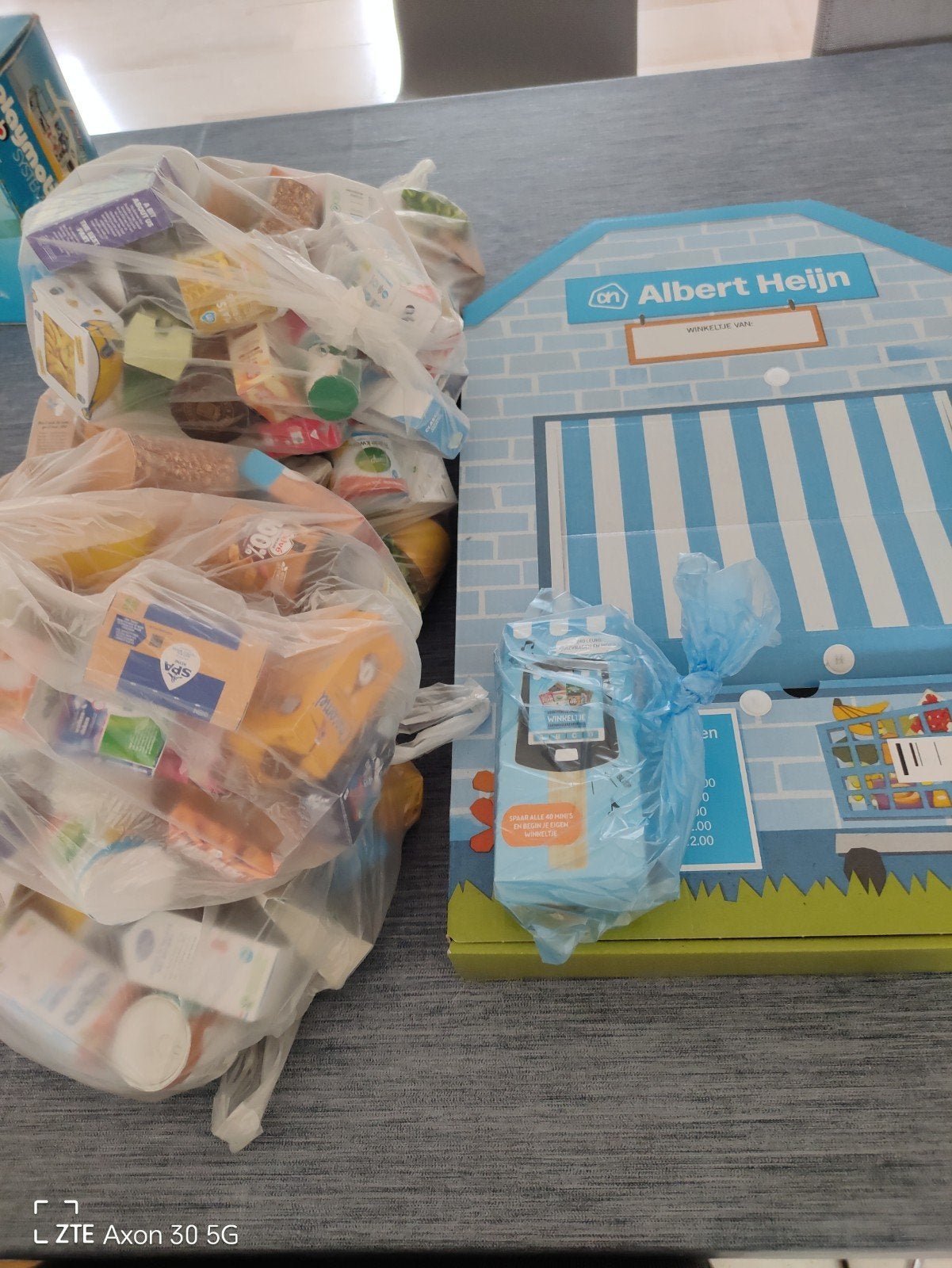 AH Winkeltje met scanner en veel boodschappen, Ophalen of Verzenden, Gebruikt, Jongen of Meisje