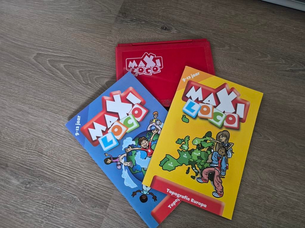 Maxi Loco met 2 boekjes - Topografie, Ophalen of Verzenden, Gebruikt, Puzzelen