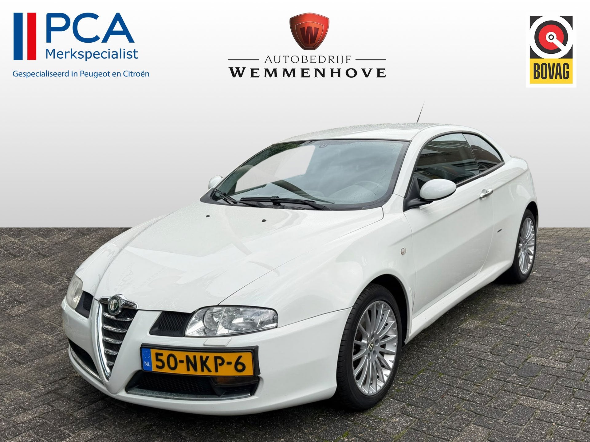 Alfa Romeo GT 1.8 T.Spark Distinctive (bj 2010), Auto's, Voorwielaandrijving, Dealer onderhouden, Gebruikt, Zwart