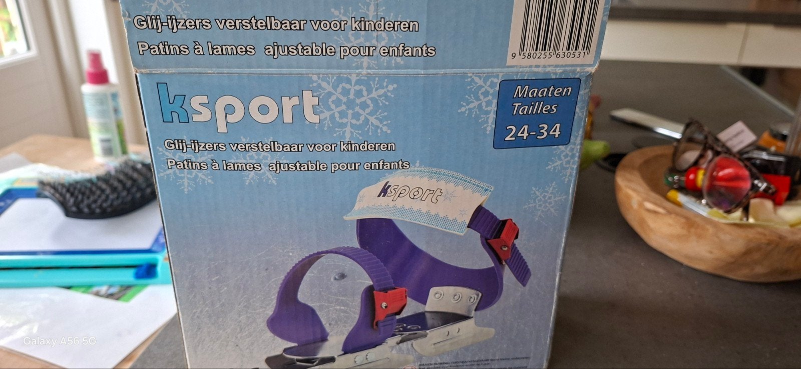 Ksport verstelbare glij-ijzers voor kinderen, maat 24-34, Sport en Fitness, Schaatsen, Ophalen of Verzenden