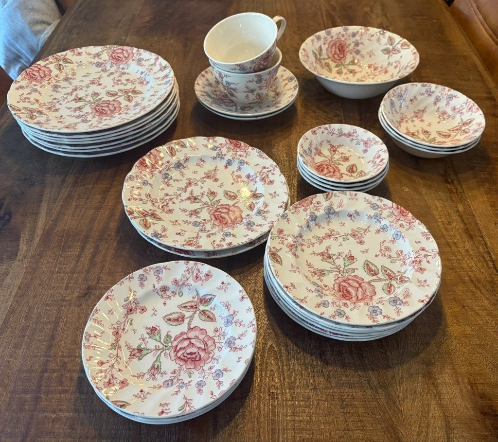 Johnson Brothers servies ROSE CHINTZ, Huis en Inrichting, Ophalen, Gebruikt, Overige merken, Klassiek