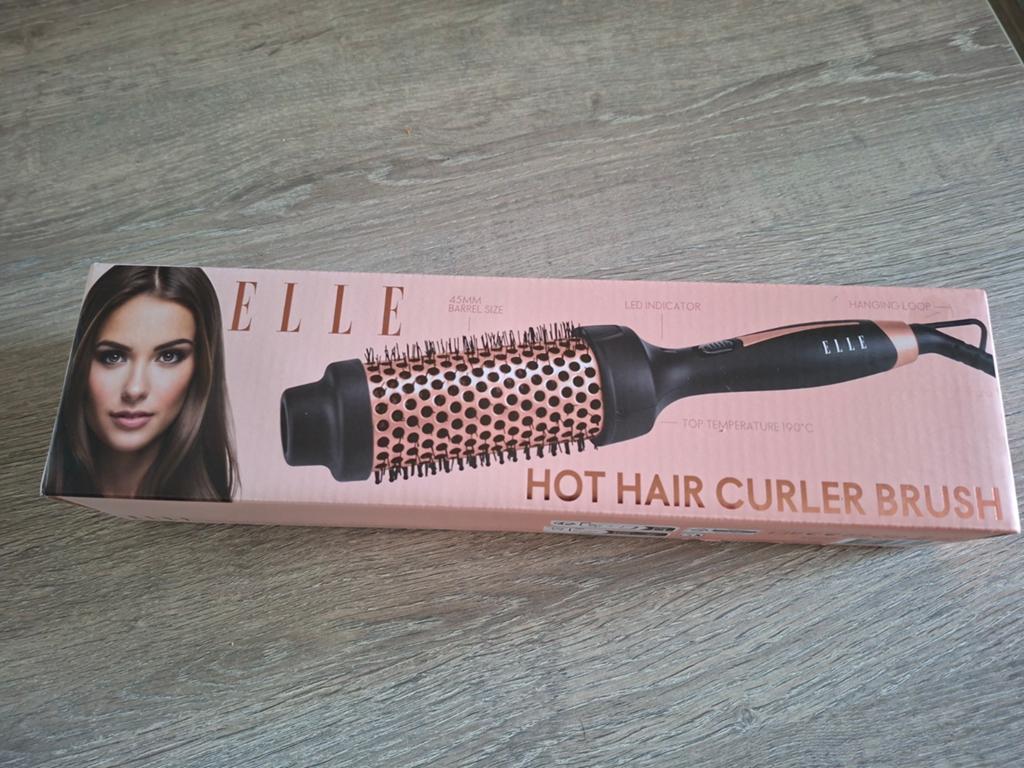 ELLE Hot Air Curler Brush - Krulborstel, Ophalen, Nieuw