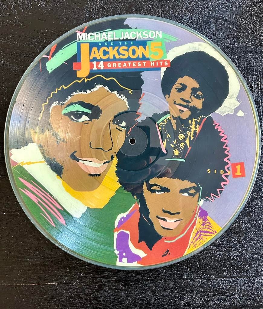 Michael Jackson & Jackson 5 picture disc, Ophalen of Verzenden, Zo goed als nieuw, 12 inch