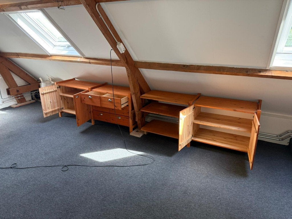 Set van 4 massief houten kasten, Ophalen