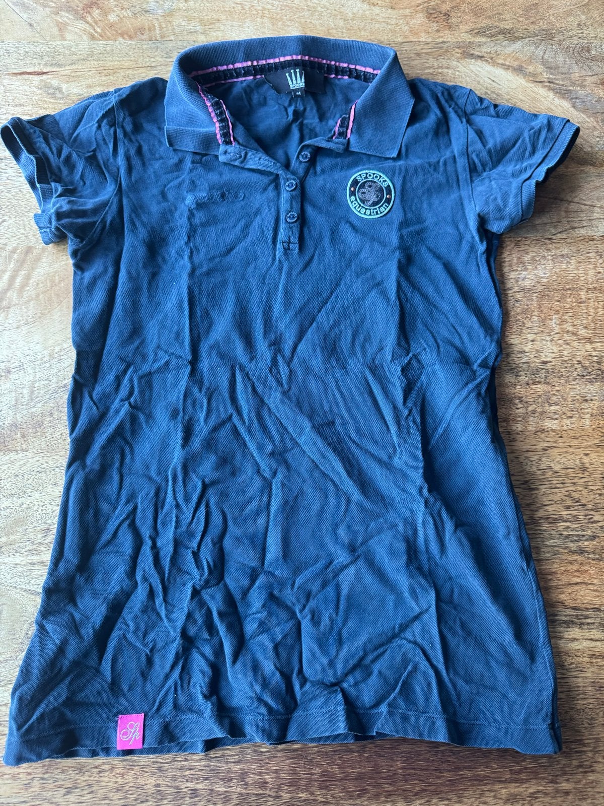 Spooks Equestrian polo donkerblauw maat m (valt klein), Dieren en Toebehoren, Ophalen, Dames, M