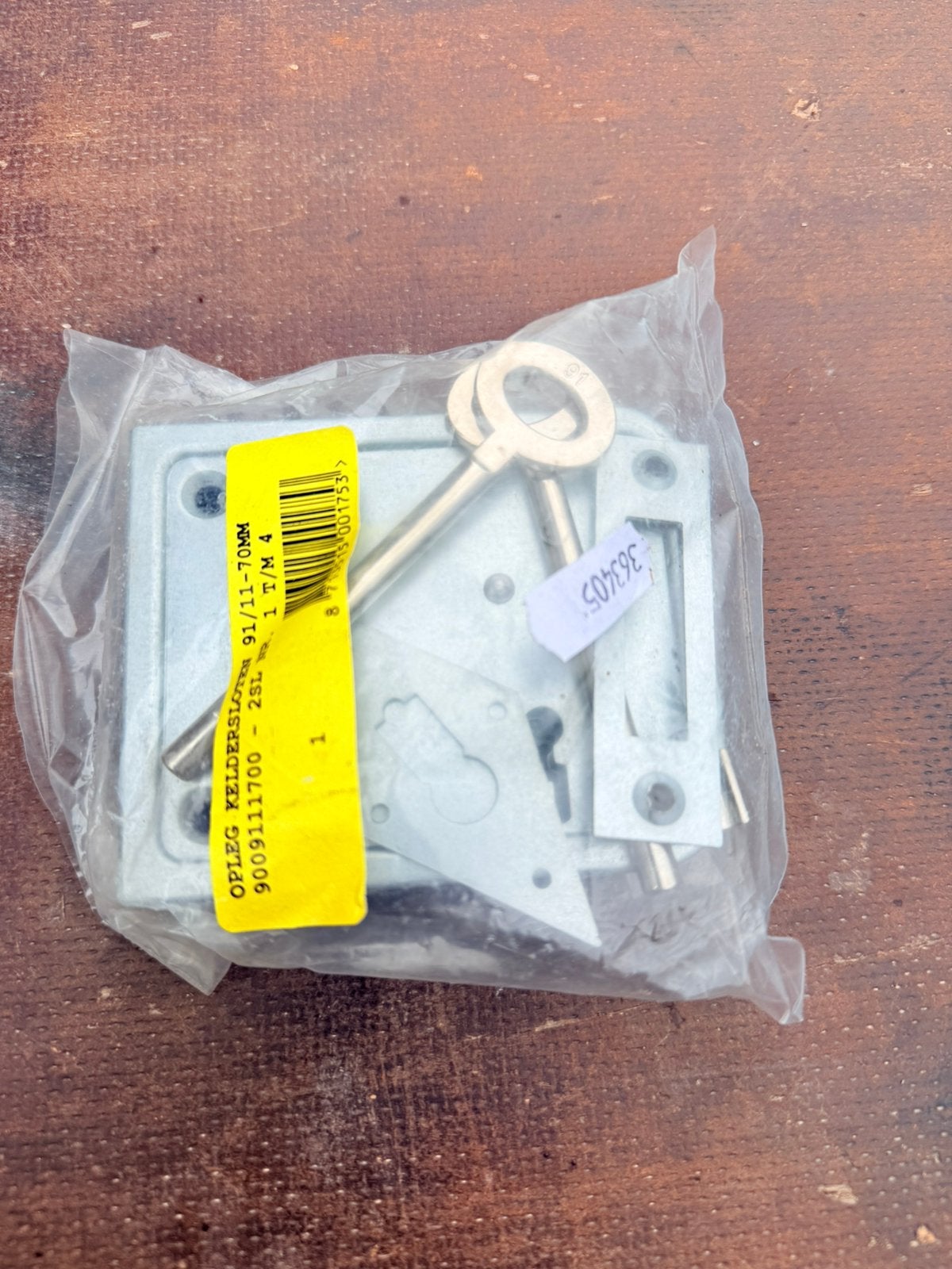 • Nemef Opleg Kelderbandslot (type 91/11-70mm)., Ophalen, Zo goed als nieuw, Slot