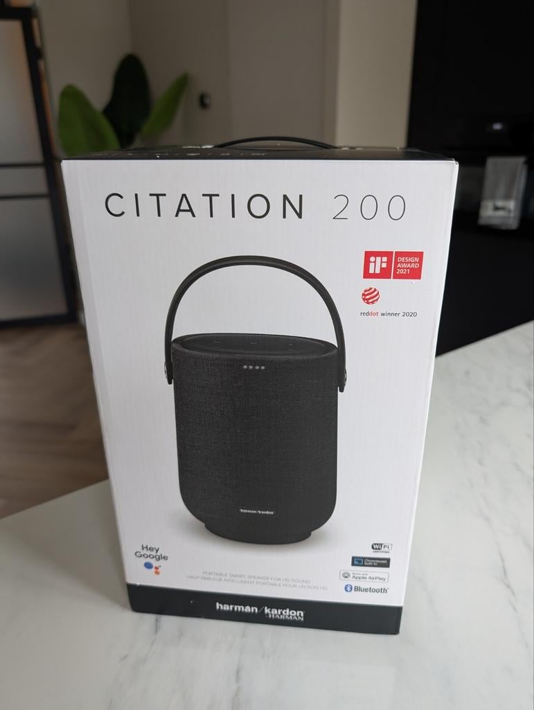 Nieuwe Harman Kardon Citation 200 zwart, Ophalen of Verzenden, Nieuw