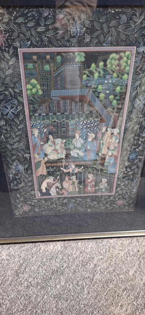 Grote perzie miniatuur, Antiek en Kunst, Ophalen of Verzenden